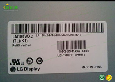এলজি হার্ড লেপ LM190WX2-TLK1 LCD ফান 19.0 ইঞ্চি 408.24 × 255.15 মিমি সক্রিয় এলাকা