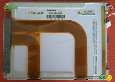সাধারণত হোয়াইট LTM08C343S TOSHIBA শিল্পকৌশল LCD প্রদর্শন 170.4 × 127.8 মিমি 70 262 কে CCFL টিটিএল