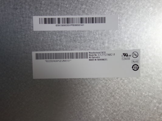 আরজিবি উল্লম্ব স্ট্রাইপ সহ এলসিএম 800 × 600 এওও এলসিডি প্যানেল G121STN02.0