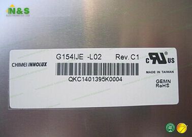 G154IJE - 1280 × 800 WXGA রেজোলিউশন সঙ্গে L02 Innolux এলসিডি ডিসপ্লে মেরামতের