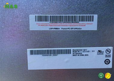 18.5 ইঞ্চি এইচডি AUO LCD প্যানেল G185XW01 V0 1366 * 768 রেজোলিউশনের সাথে