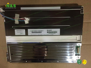 সাধারণত হোয়াইট LQ104V1DG62 10.4 ইঞ্চি ধারালো LCD ডিসপ্লে প্যানেলগুলি 640 × 480 অ্যান্টিগ্রা